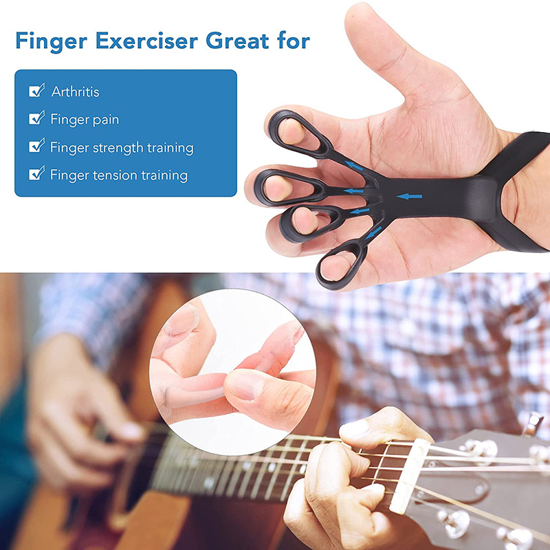 Silicone Grip Device Finger Exercise Stretcher Arthritis Hand Grip Trainer Strengthen Rehabilitation Training To Relieve Pain - Image 10