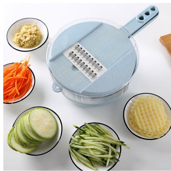 8 In 1 Mandoline Slicer Vegetable Slicer Potato Peeler Carrot Onion Grater With Strainer Vegetable Cutter Kitchen Accessories - Image 5