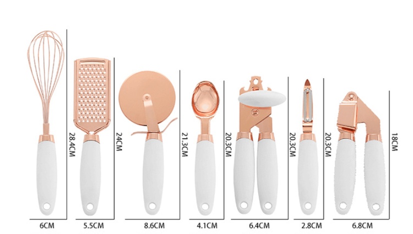 Kitchen Household Peeler Gadget Copper Plating Set - Image 7