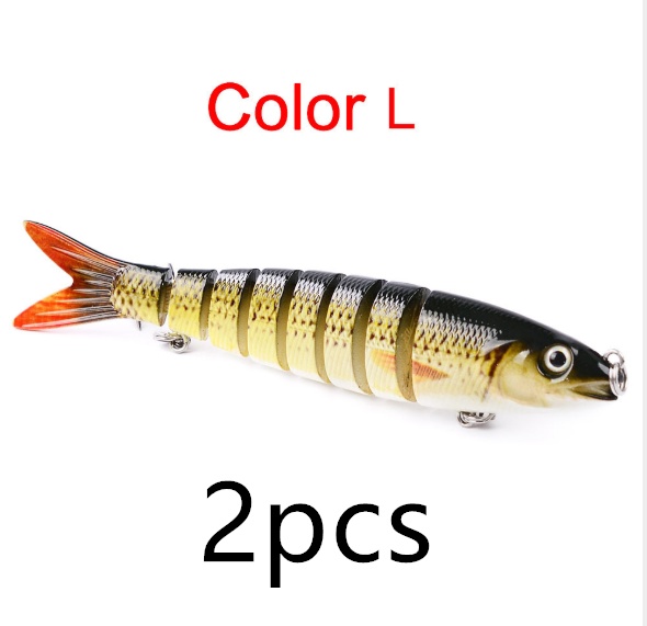 Pike Fishing Lures Artificial Multi Jointed Sections Hard Bait Trolling Pike Carp Fishing Tools - Image 4
