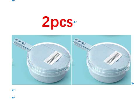 8 In 1 Mandoline Slicer Vegetable Slicer Potato Peeler Carrot Onion Grater With Strainer Vegetable Cutter Kitchen Accessories - Image 9