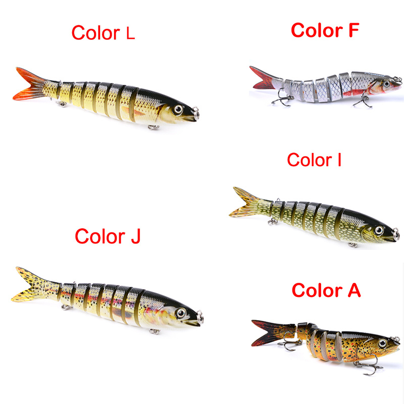 Pike Fishing Lures Artificial Multi Jointed Sections Hard Bait Trolling Pike Carp Fishing Tools - Image 6