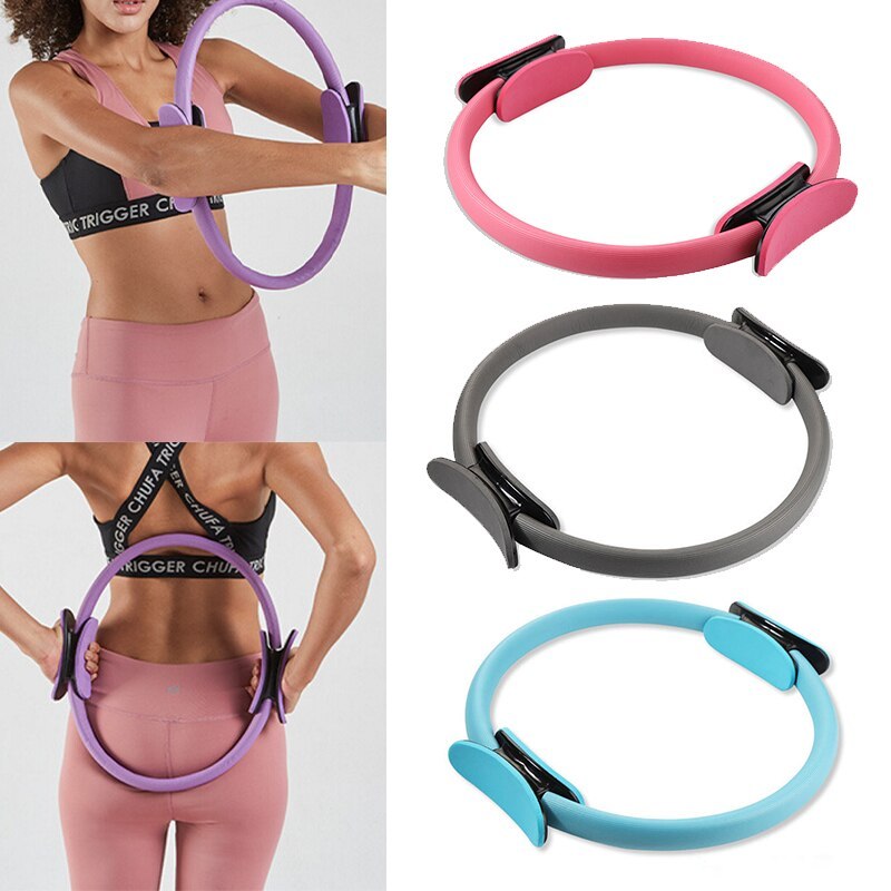 Yoga Fitness Pilates Ring Women Girls Circle Magic Dual Exercise Home Gym Workout Sports Lose Weight Body Resistance - Image 4
