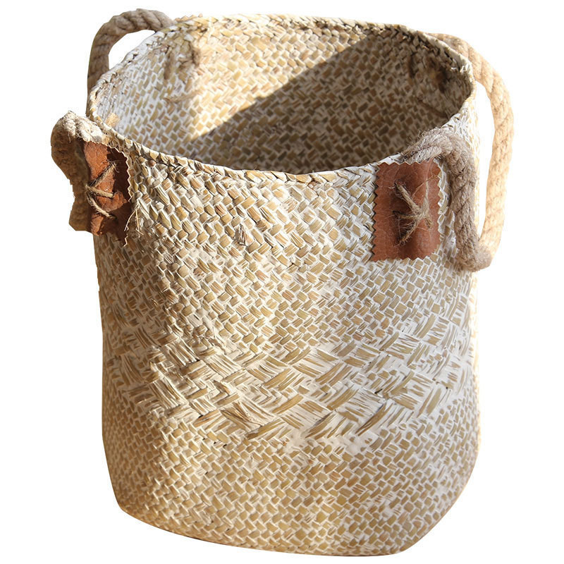 Hand woven basket flower basket basket rattan - Image 7
