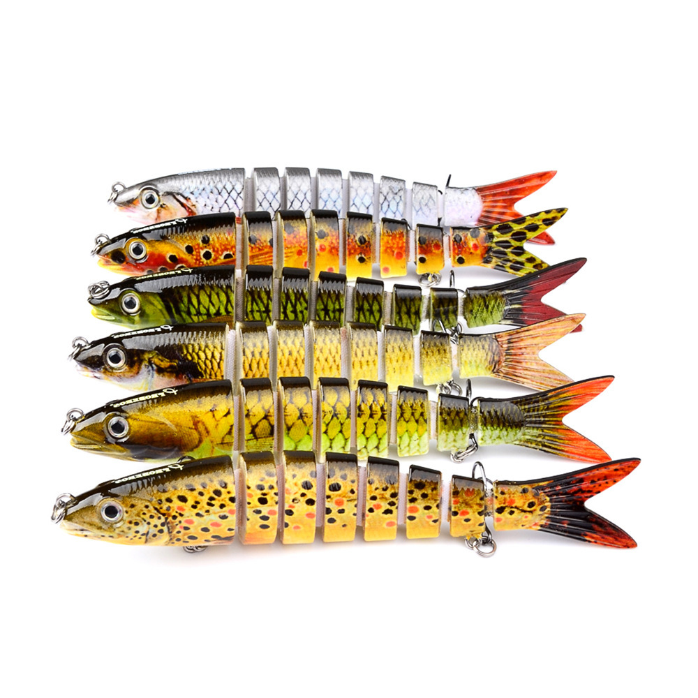 Pike Fishing Lures Artificial Multi Jointed Sections Hard Bait Trolling Pike Carp Fishing Tools - Image 3