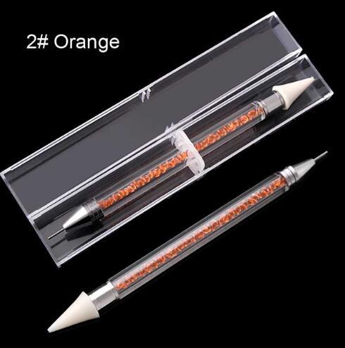 Dual-ended Nail Dotting Pen Diamond Painting Pen Crystal Beads Handle Rhinestone Studs Picker Wax Pencil Manicure - Image 4