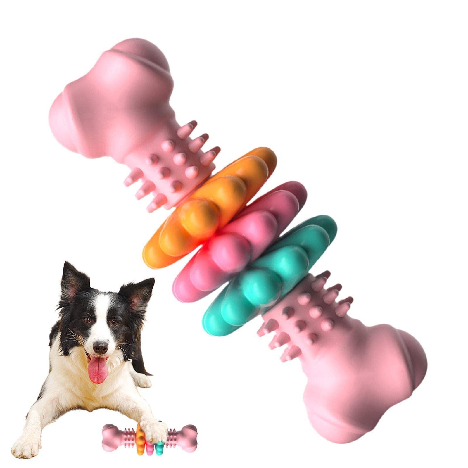 Dog Chew Toy Dog Bone Type Dogs Teeth Cleaning Toys Indestructible TPR Bone Chewing Bite Resistant Teething Toys Pet Products - Image 4