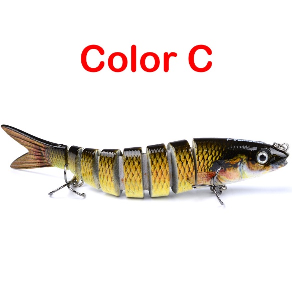 Pike Fishing Lures Artificial Multi Jointed Sections Hard Bait Trolling Pike Carp Fishing Tools - Image 9