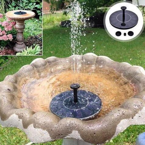 Solar Water Mercury Garden Miniature Floating Fountain - Image 2