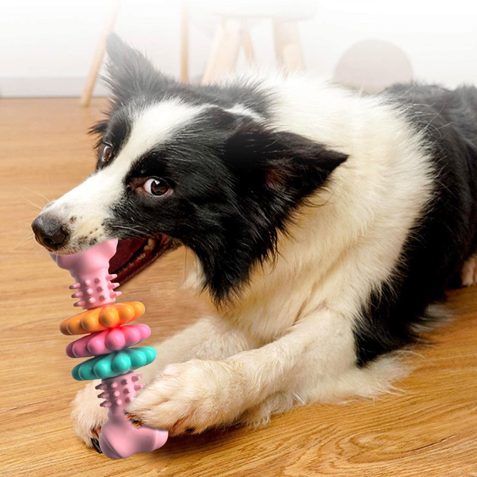 Dog Chew Toy Dog Bone Type Dogs Teeth Cleaning Toys Indestructible TPR Bone Chewing Bite Resistant Teething Toys Pet Products - Image 7