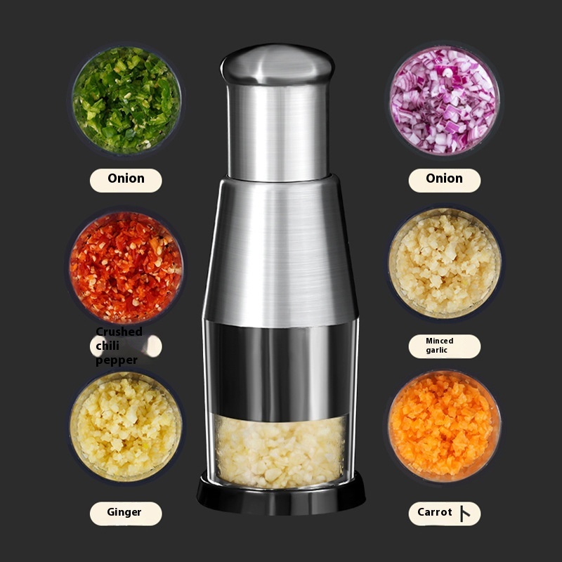 Garlic Crusher Onion Chopper Multipeler Vegetables Chopper Manual Garlic Press Machine Garlic Squeezer Kitchen Gadget - Image 4