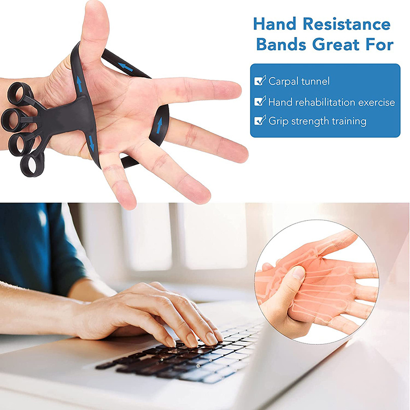 Silicone Grip Device Finger Exercise Stretcher Arthritis Hand Grip Trainer Strengthen Rehabilitation Training To Relieve Pain - Image 8