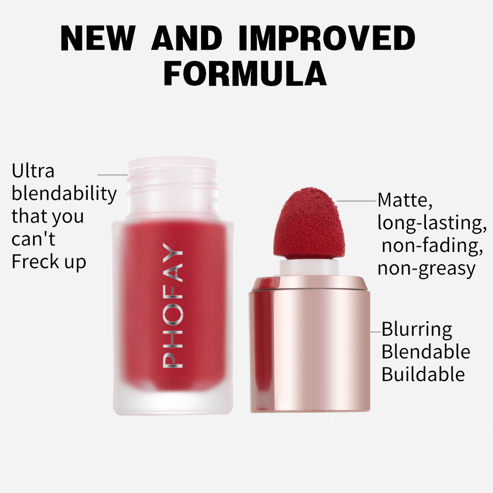 PHOFAY Mousse Liquid Blush - Image 5